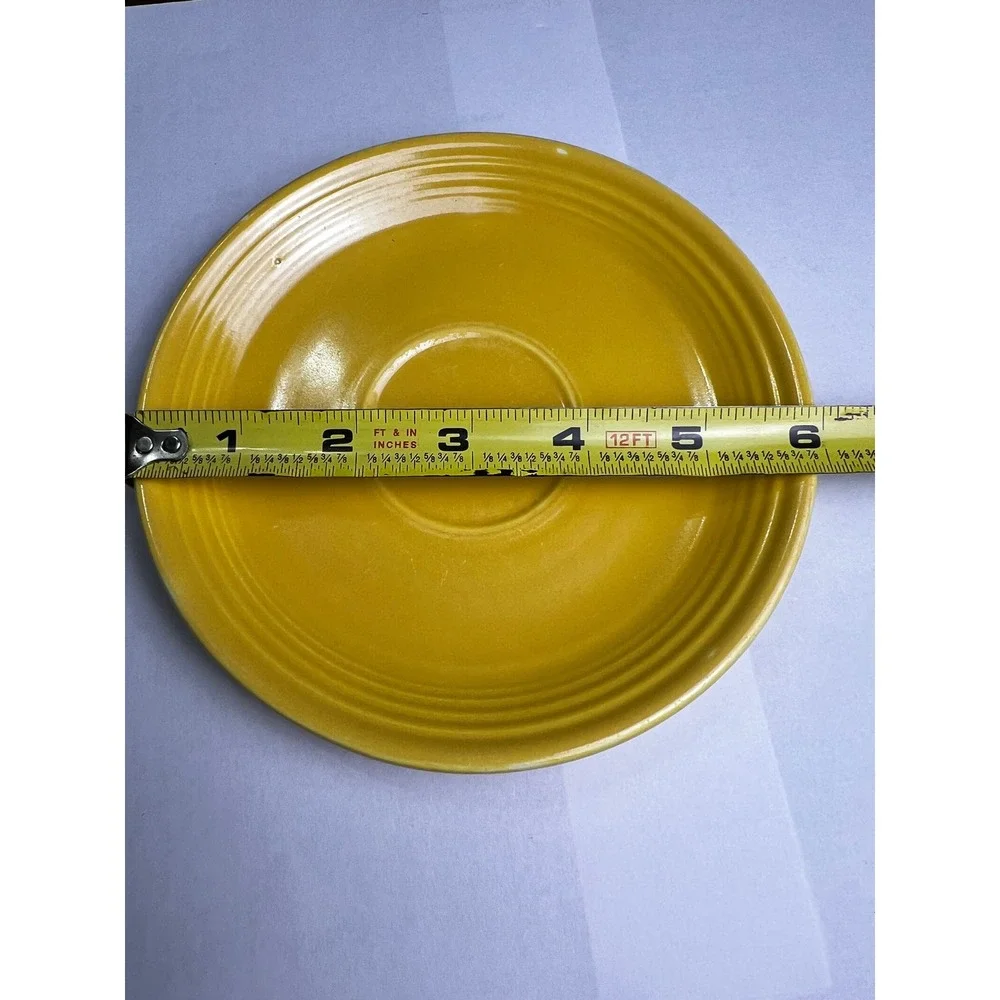 Vintage Genuine‎ Fiesta HLC USA Yellow Saucer Plate